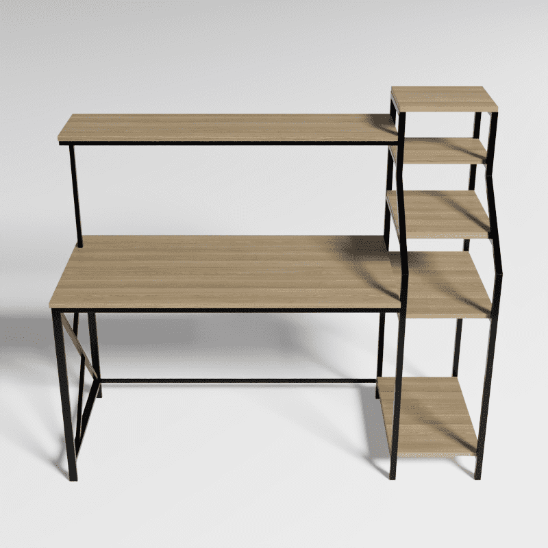 Rio Study Table in Wenge Color - Ouch Cart 