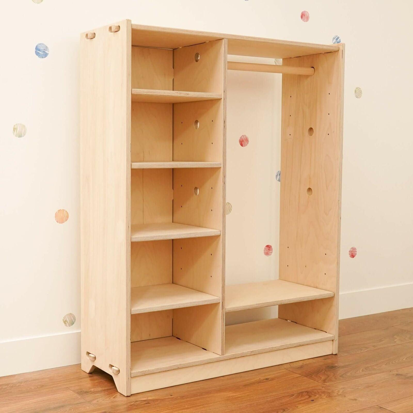 Little Montessori Wardrobe For Kids Furniture By Miza - Ouch Cart 