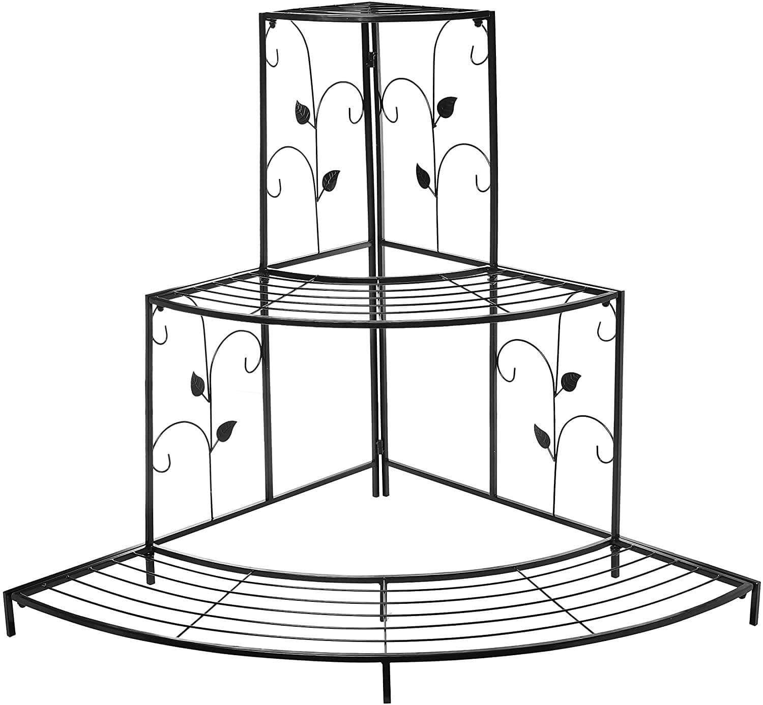 3-Tiers Shoe Rack/Multipurpose Storage Rack Flower Pot Stand - Ouch Cart 