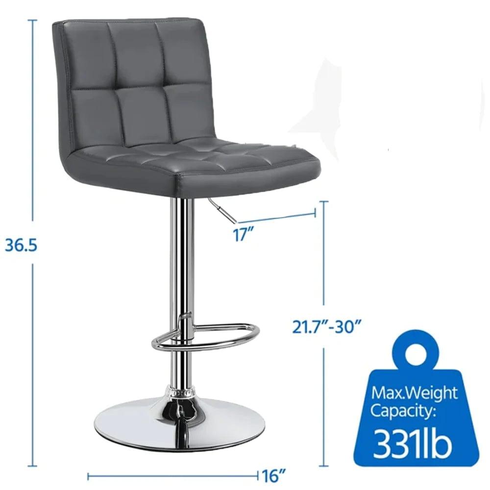 GERRILYN SWIEL ADJUSTABLE BAR STOOL Pack of 2 - Ouch Cart 