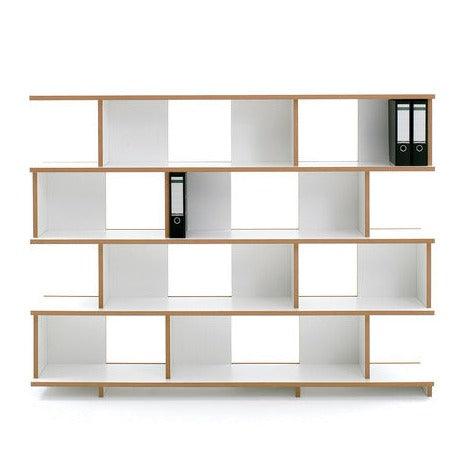 Book Shelf In Zig Zag Shape By Miza - Ouch Cart 