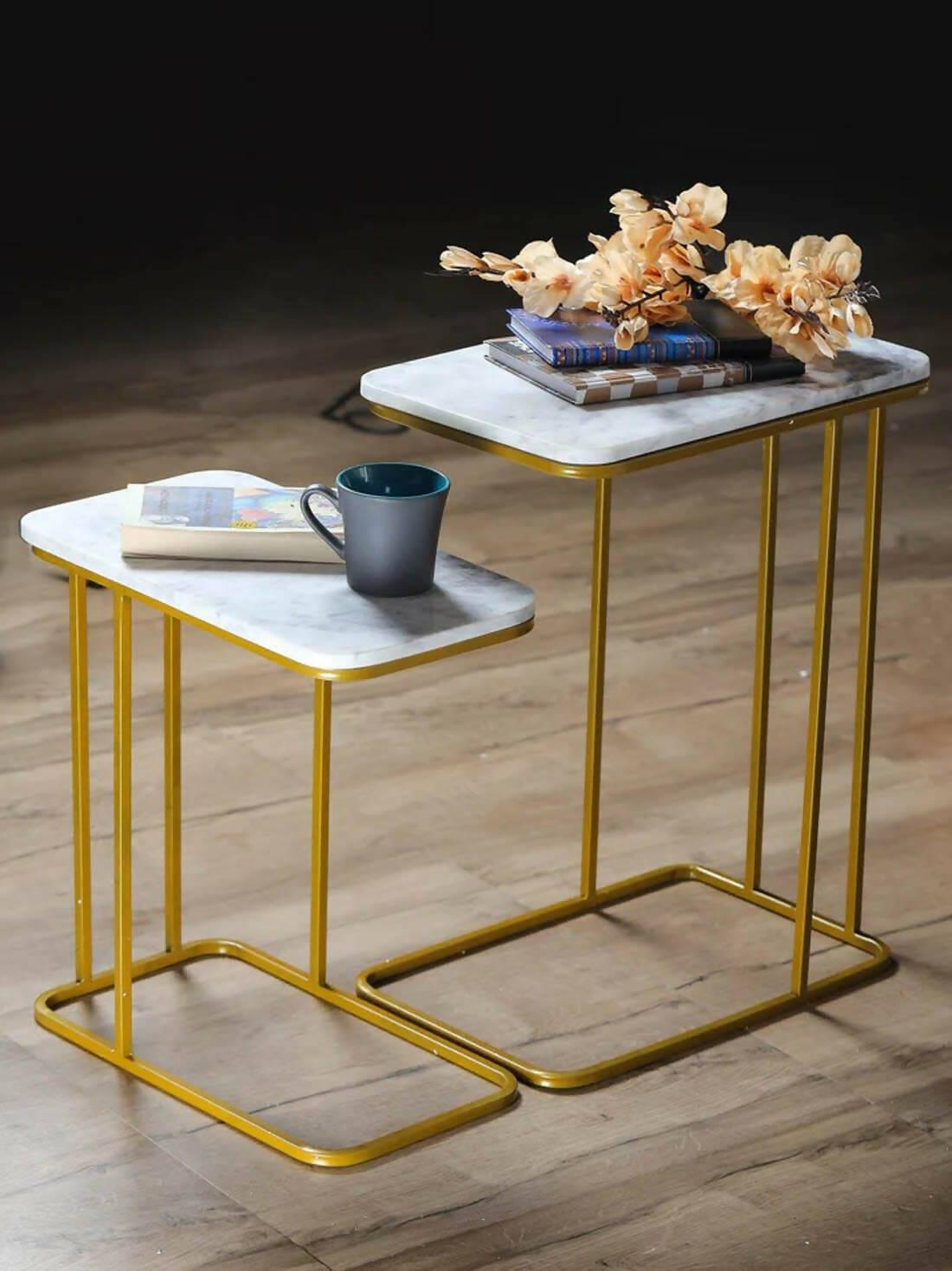 Barack Nesting Coffee Table Set Of 2 - Ouch Cart 