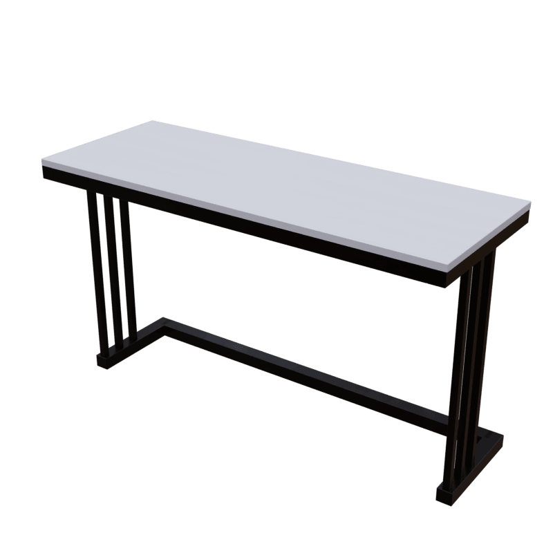 Tansy Study Table in White Color - Ouch Cart 