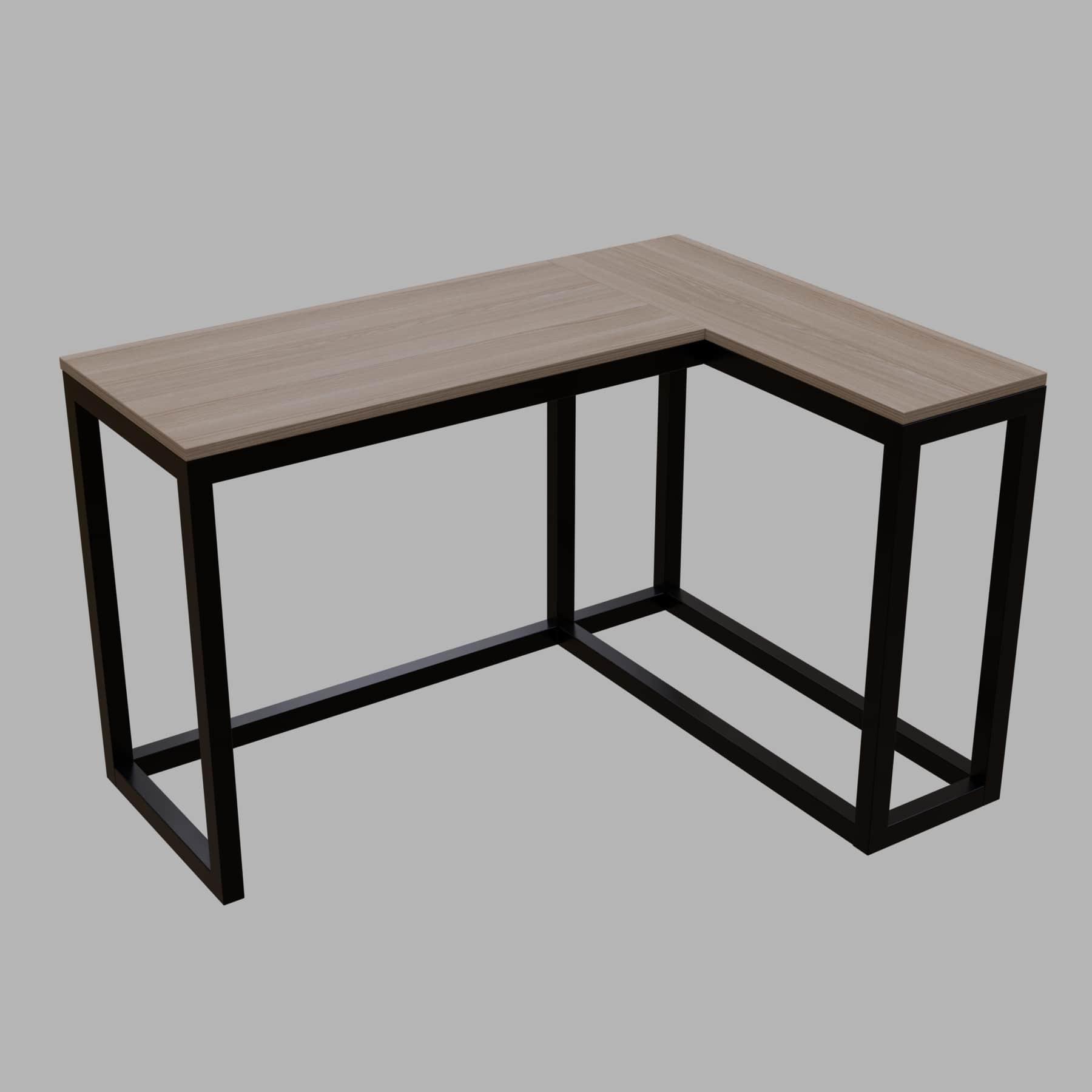 Teresa L Shaped Study Table in Wenge Color - Ouch Cart 