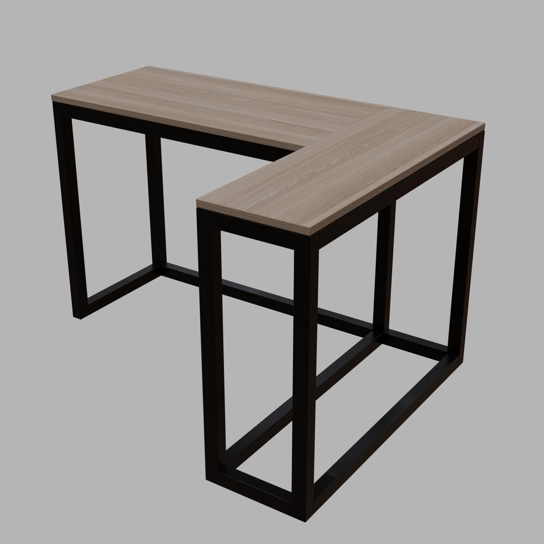 Teresa L Shaped Study Table in Wenge Color