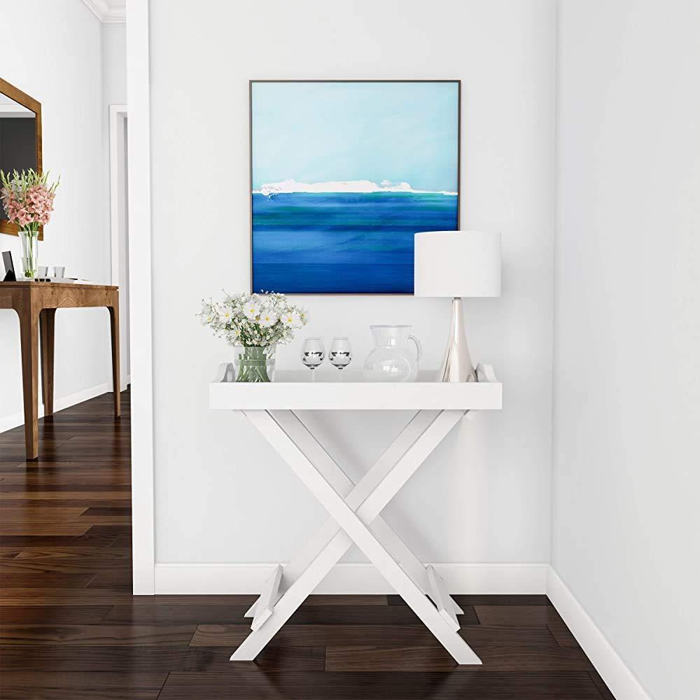 Decorative Display and Accent Casual Matte Wooden Center Table - Ouch Cart 