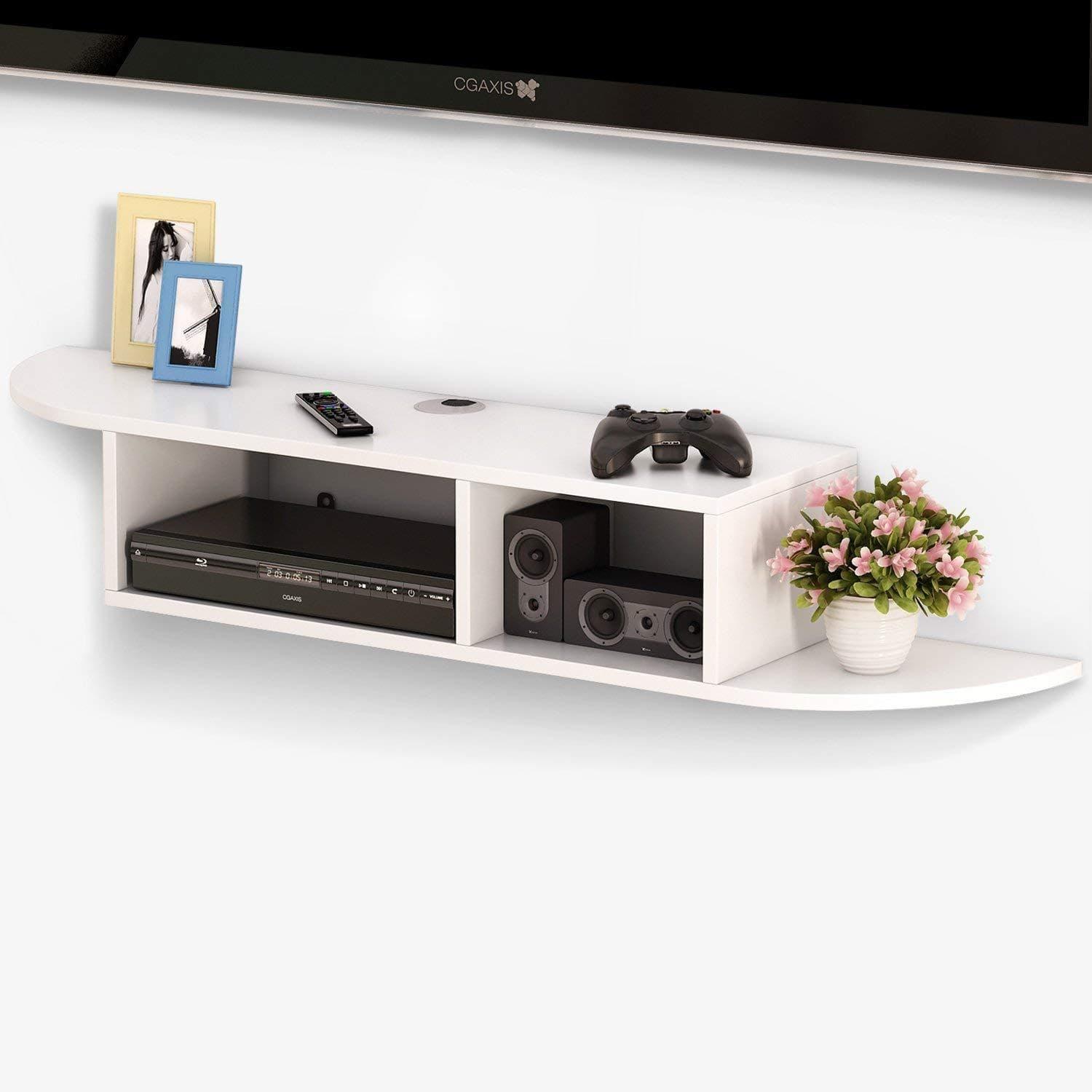 TV Stand Wall Mounted Set Top Box Wall Shelf - Ouch Cart 