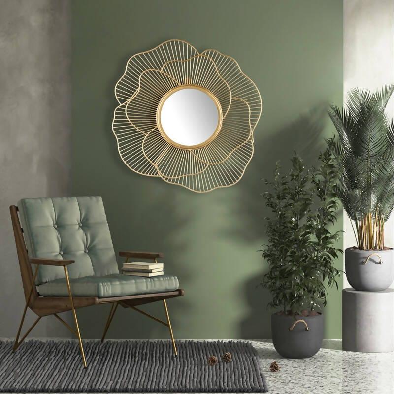 lotus flower wall mirror - Ouch Cart 